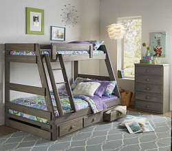  																			Simply Bunk Beds Twin & Full A Fram...
																		 