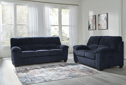  																			SimpleJoy Navy Sofa/Couch & Lovesea...
																		 