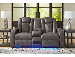  																			Fyne-Dyme Dual Power Reclining Love...
																		 