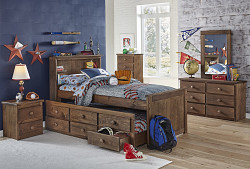  																			Simply Bunk Beds Chestnut Twin Book...
																		 