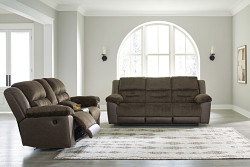  																			Dorman Reclining Sofa and Loveseat
																		 