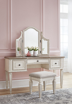  																			Ashley Realyn Vanity Mirror and Sto...
																		 