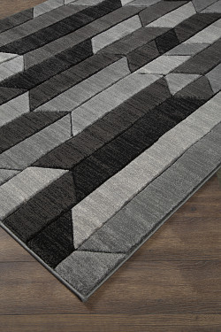  																			Ashley Chayse Black/Gray Medium Rug
																		 