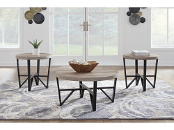  																			Deanlee Table (Set of 3)
																		 