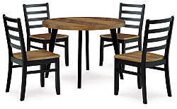  																			Blondon Dining Table and 4 Chairs
																		 